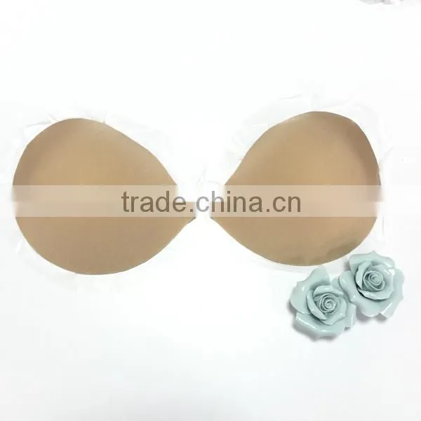 Hot Sell High Quality Sex Women Underwear for Sex Sexy Invisible Breathable Strapless Self Adhesive Silicon Bras photo-3