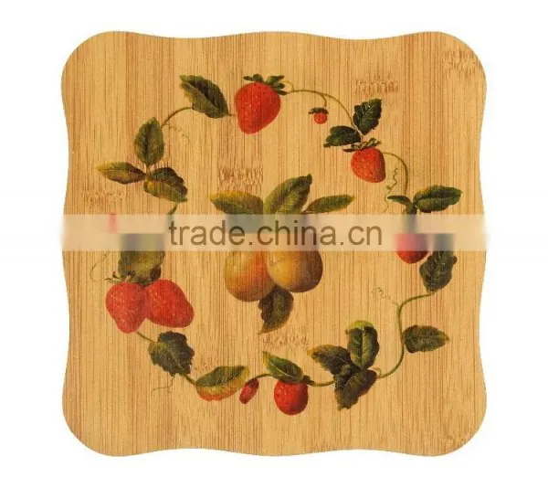 Squrare Bamboo Coaster photo-3