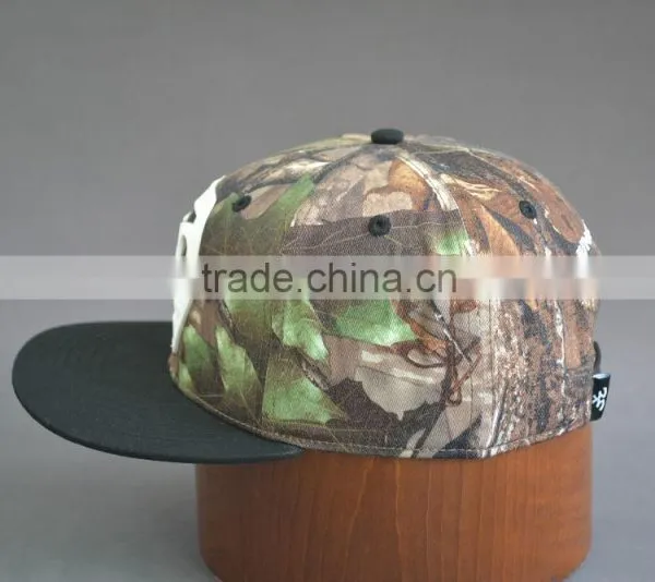 6 Panel Distressed Camo Hat photo-3