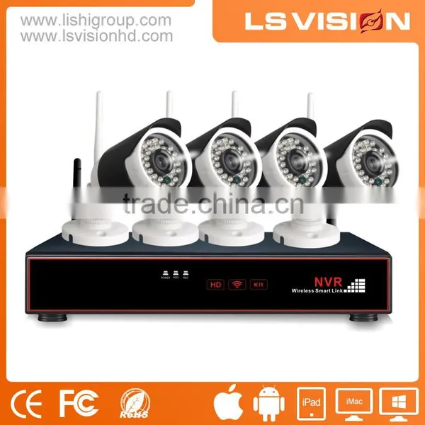 LS VISION Starlight 4ch 960P Mini ip Wifi Camera With Prefect Night Image