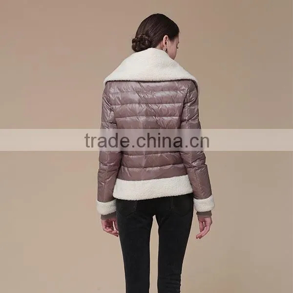 2015 Winter Fashion Woman Wear Jacket With Turn-down Collar photo-6
