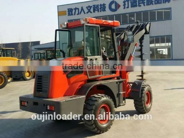 2016 New Design Mini Construction Equipment Wheel Loader With Auger photo-5
