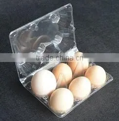 Egg Tray Plstic Egg Container With 6 Covers