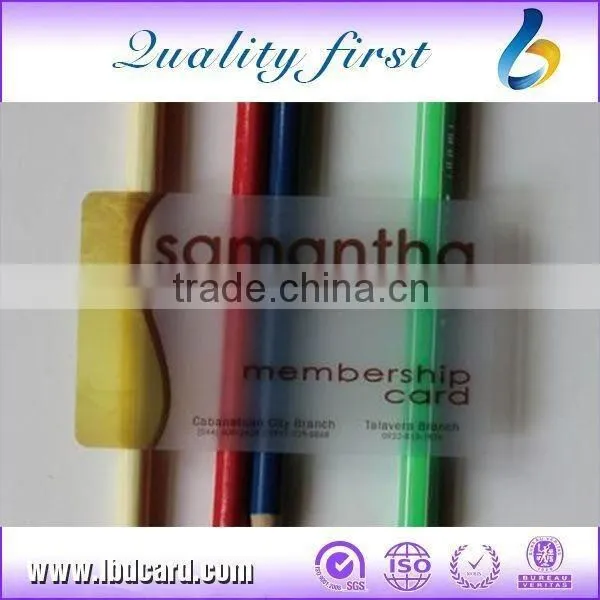 Printable T5577 Crystal Transparent Proximity PVC Cards photo-4