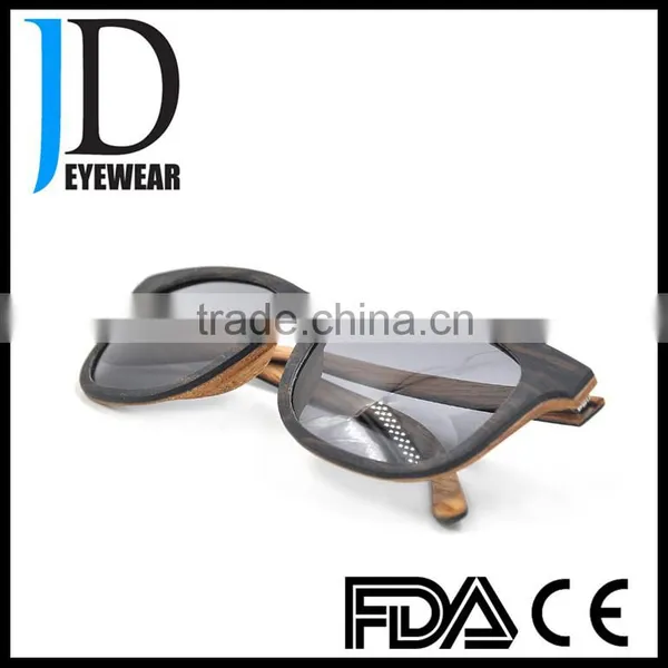 Custom Logo Square Laminated Wood Eyeglasses Polarized Wooden Sunglasses photo-6