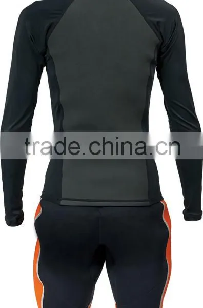Men's Mesh Skin Rash Guard Lycra Swimming Suit L-02 photo-4