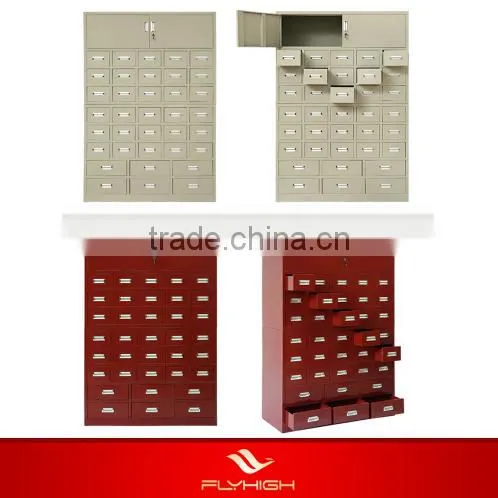 Steel Thirty-six Drawer Metal Medicine Cabinet Size photo-2