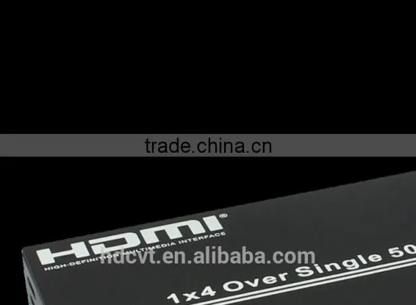 1x4 HDMI Extender/Splitter Over Single CAT5 Distribution Amplifier photo-6