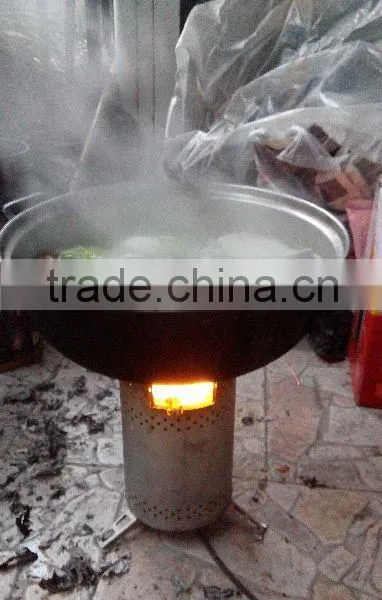 Multi-fuel Outdoor Windproof Camping Equipment Energy-saving Convenient Biomass Stove Smokeless Burner Camping Stove