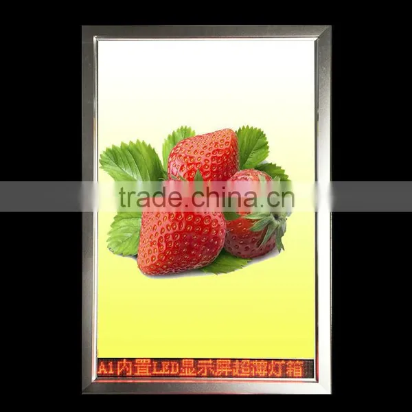 Com cn Led Slim Light Box With Scrolling Display