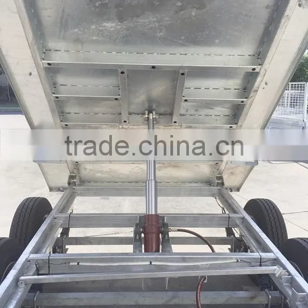 10x5ft Hot Dipped Galvanized Hydraulic Tipper Trailer Heavy Duty Trailer photo-2