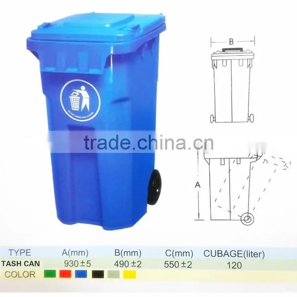 50/100/120/240/360/660 Liter Outdoor Mobile Garbage Bin photo-4