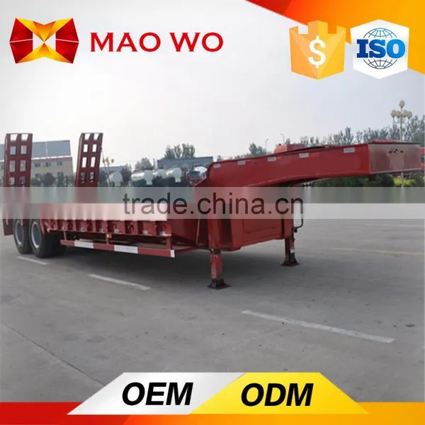 Tri Axle 40ft Lowbed Semi Trailer For Sale Europe photo-2