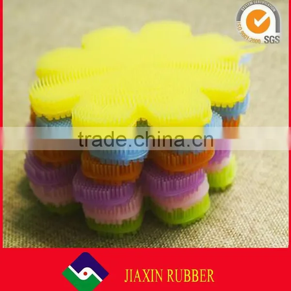 Dish Washing Brush Fruit Vegetable Dish Cleaner Food Grade Silicone Multi-purpose Cleaning Brush photo-6