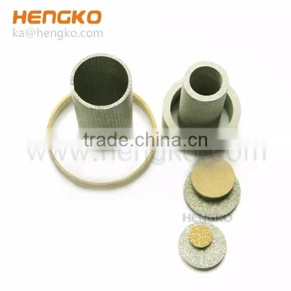 High Temperature Air Purification Solid Liquid Separation - Microporous Metal Stainless Steel Cartridge Filters photo-2