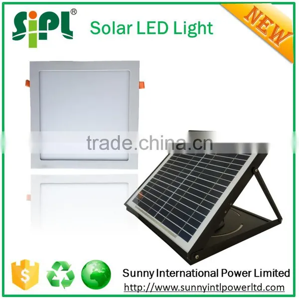 Clean Energy Solar Powered SMD2835 Flat Led Panel Home Light Daytime Running Light photo-2