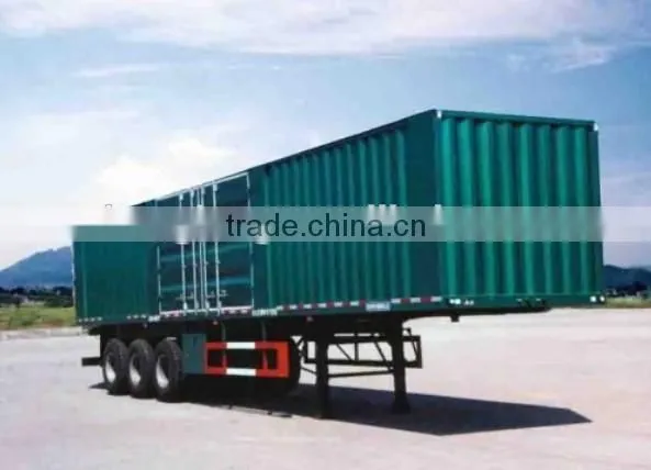 China Manufacturers 3 Axles Cargo Box Trailer photo-2