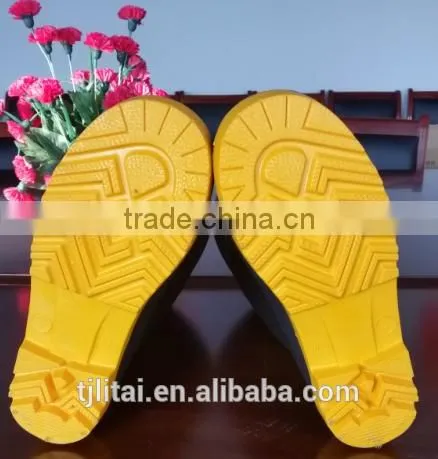 Classical Wellington Boots With Black Yellow ,safety Boots,pvc Shoes photo-4