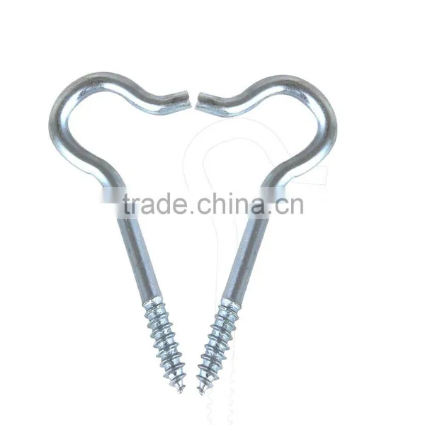 3-7/8 Inch Zinc-plated Steel Screw Hook (3-piece Package) photo-2