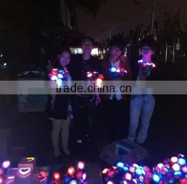 LED Flower for Wedding Place Led Rose Flower/ Beautiful Inflatable Led Rose Flower Rose photo-6
