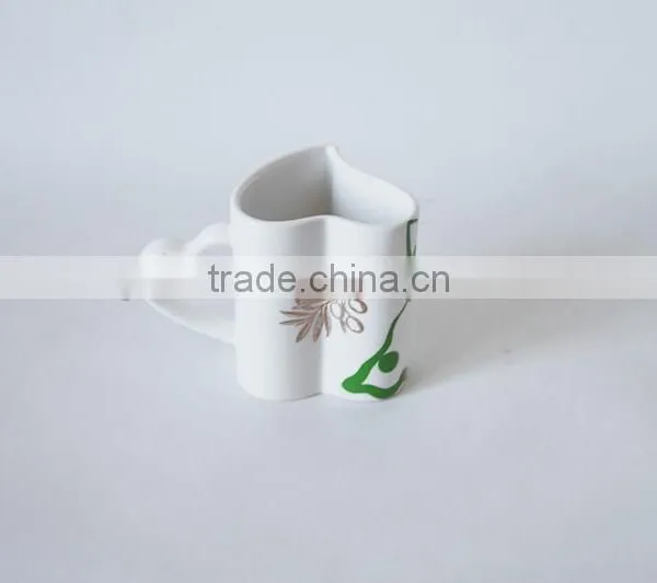 Heart Shape Ceramic Couple Cup photo-3
