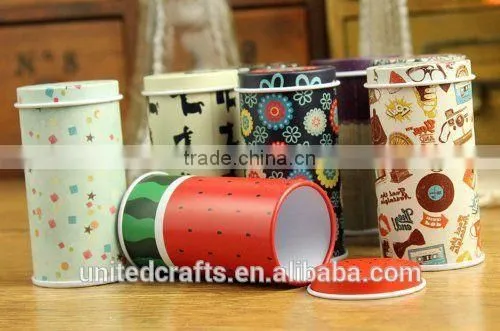 8Pcs Tin Tea Box Mini Coffee Box/ Toothpick Box/cute Storage Box/ Storage Case photo-3