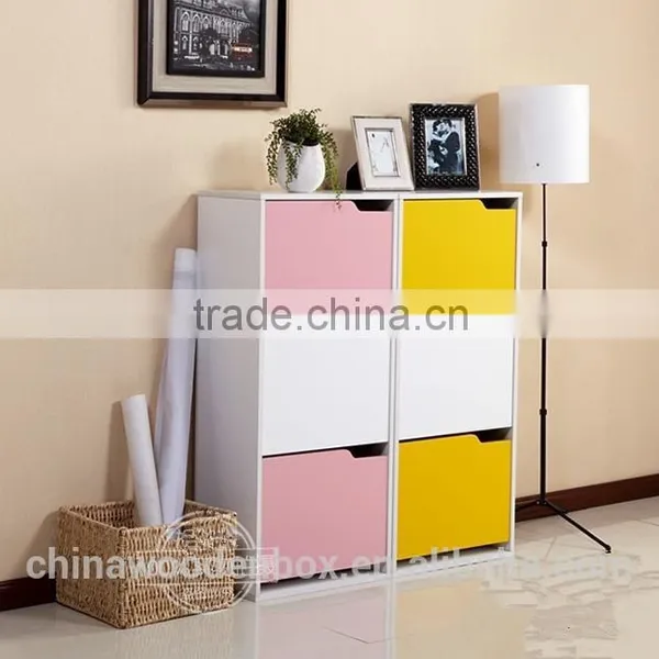 Refined Wooden Shoe Racks Cabinet photo-2