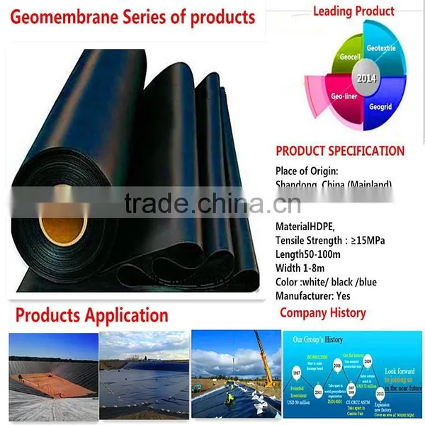 Fish Film Chinese Manufacturer Best Price Geomembrane Fish Farm Pond Liner photo-4