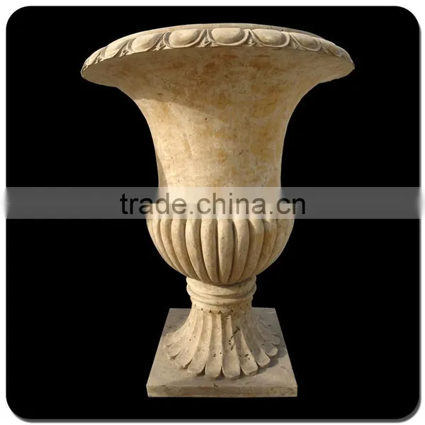 Cheap and High Quality Chinese Natural Stone Granite Flower Pot photo-2