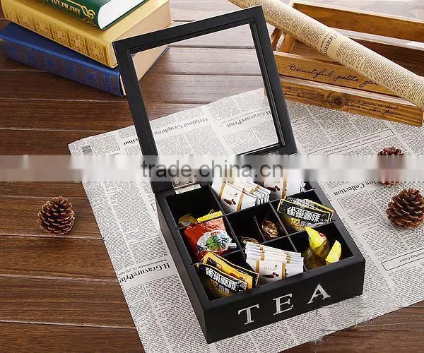 High Quailty Modern Wooden Tea Box(LFGB, FSC,PCP) photo-2