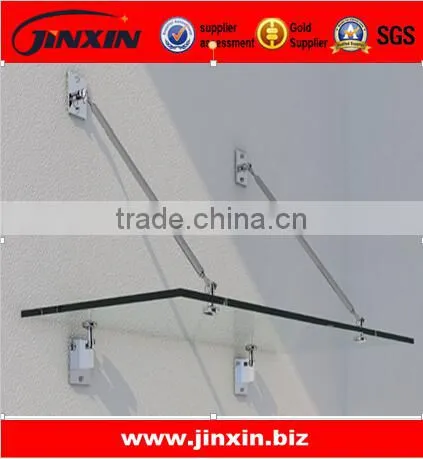 JINXIN Excelent Quality With Competitive Price Stainless Steel Glass Canopy photo-2