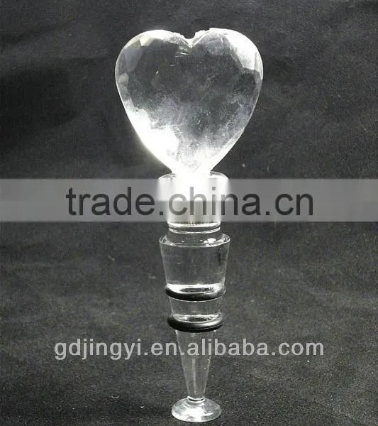 Wholesales Heart Shape Acrylic LED Light Wine Bottle Stopper photo-3