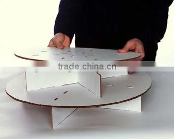 Retail Shop 5 Tiers Cardboard Stand Cake Display photo-3