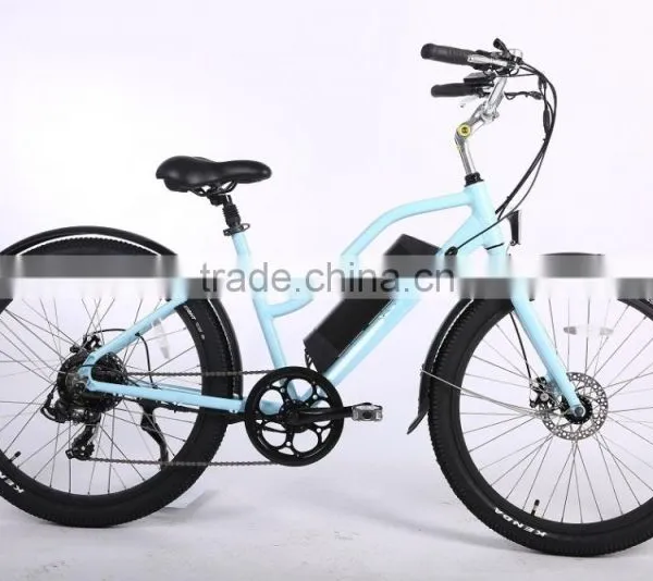 2017 Newly Design 26 Inch CE Approved Sand Beach Cruiser Electric Bike photo-2
