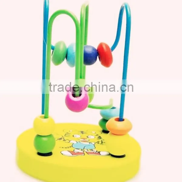 2015 Hot Children Baby Colorful Plastic Mini Around Beads Educational Game Toy photo-3