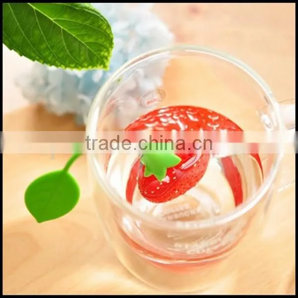 Silicone Strawberry Tea Strainer Infuser Spice Filter Wholesale,OEM Silicone Strawberry Tea Infuser Spice Filter Manufacturer photo-2