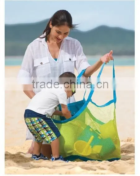Children Shells Pouch Beach Hangbag Foldable Tote Beach Mesh Bag photo-5