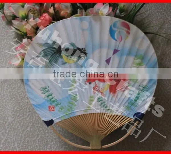 Beautiful and Cute Bamboo Paper Japanese Fan photo-2