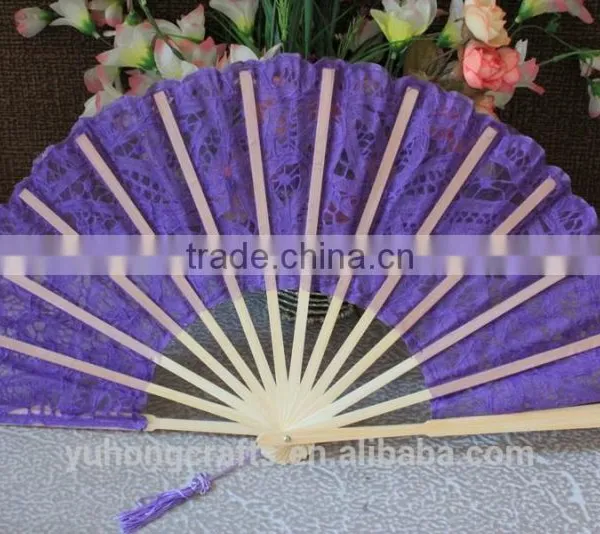 Colorful Wedding Lace Fan photo-2