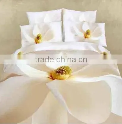 Hot Selling New Design 100 Cotton Digital Printed Flat Bed Sheet / Fitted Sheet photo-4