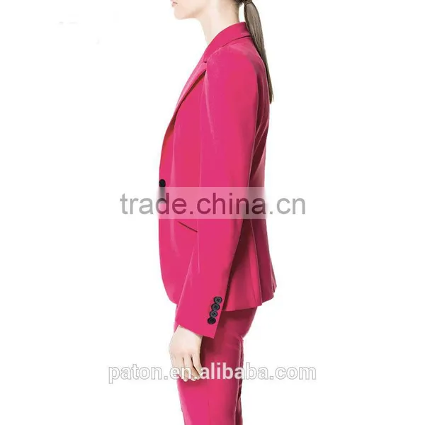 Guangzhou Factory Woman Jackets Apparel For Ladies Formal Blazer OEM photo-2