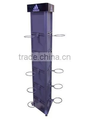 Triangle Rotating Tower for Spot Displays in Store Shoe Rack photo-3