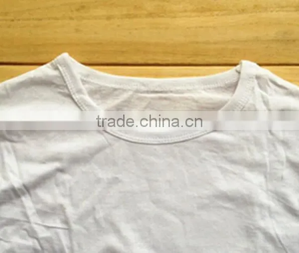 Apparel Stocklots Kids Blank T-shirt Color White Wholesale photo-3
