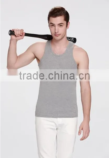 Trade Assurance 100% Cotton Athletic Tank Top for Men,make the Sport More Energetic photo-3