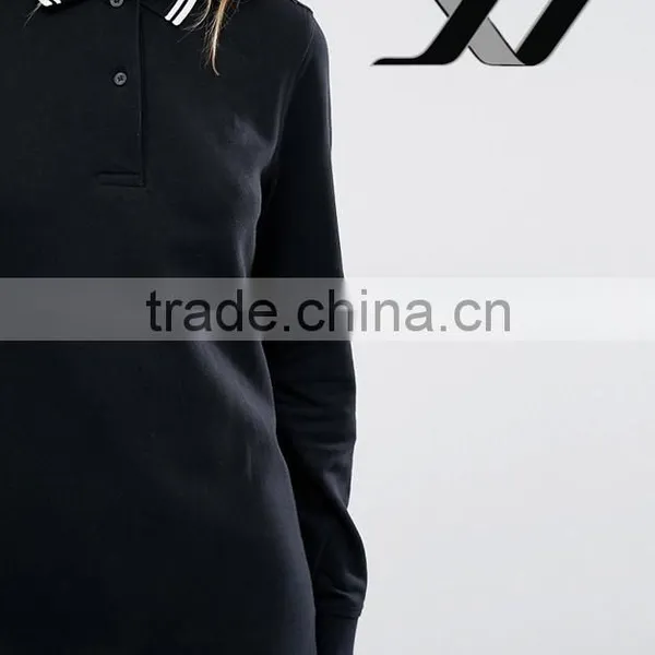 Polo Dress in Casual Preppy Style for Girls photo-3