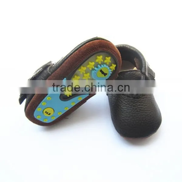 Hard Sole Genuine Leather Wholesale Baby Shoes Baby Moccasins photo-4