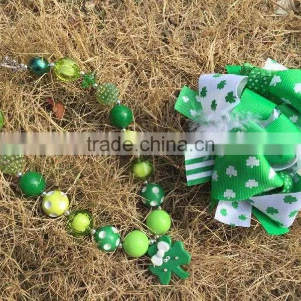 St Patrick Romper Shamrock Baby Romper Sets Kids Tutu Dresses Cotton Baby Romper Baby Girls Tutu Romper Baby 2015 Wholesale photo-5