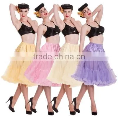 Hot Sale Stock Long Various Colors Petticoat Underskirt Bridal Wedding Accessories photo-2