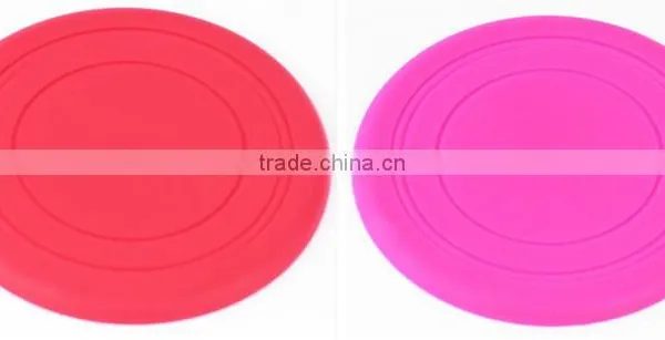 Pet Dog Puppy Safe Exercise Silicone Flying Disc With Eco-friendly Material photo-3
