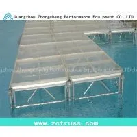 Stage Weddin Party Alumminum Stage Performacetempered Glass Stage photo-3